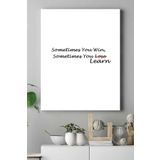 Postermanya (pster17226) Win - Learn Girişimcilik Kanvas Tablo 21 x 30