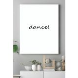 Postermanya (pster17235) Dance Motivasyon Kanvas Tablo 40 x 60
