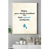 Postermanya (pster17250) Dik Dur Motivasyon Kanvas Tablo 50 x 70