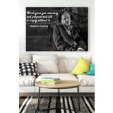 Postermanya (pster17383) Stephen Hawking Motivasyon Kanvas Tablo 21 x 30