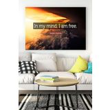 Postermanya (pster17395) Stephen Hawking In My Mind Motivasyon Kanvas Tablo 3 50 x 70