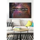 Postermanya (pster17403) Stephen Hawking In My Mind Motivasyon Kanvas Tablo 4 30 x 40