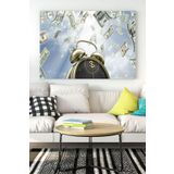 Postermanya (pster17422) Vakit Nakittir Time Is Money Girişimcilik Kanvas Tablo 30 x 40