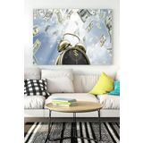 Postermanya (pster17423) Vakit Nakittir Time Is Money Girişimcilik Kanvas Tablo 21 x 30