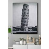 Postermanya (pster17661) Pisa Kulesi Manzara Kanvas Tablo 40 x 60