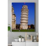 Postermanya (pster17668) Pisa Kulesi Manzara Kanvas Tablo 2 40 x 60