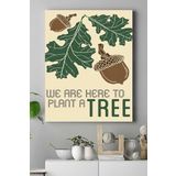 Postermanya (pster17678) Plant A Tree Bitki Çiçek Ağaç Kanvas Tablo 50 x 70