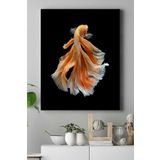 Postermanya (pster17765) Sanatsal Balık Hayvan Kanvas Tablo 2 21 x 30