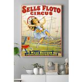 Postermanya (pster17805) Sells Floto Circus Vintage Kanvas Tablo 21 x 30