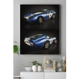 Postermanya (pster17839) Shelby Cobra Daytona Coupe Araba Kanvas Tablo 2 40 x 60