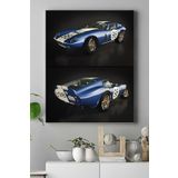 Postermanya (pster17840) Shelby Cobra Daytona Coupe Araba Kanvas Tablo 2 30 x 40