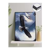 Postermanya (pster1789) Göklerin Hakimi Kartal Hayvan Çerçeveli Tablo - Çerçeveli Poster 30 x 40