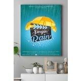 Postermanya (pster17895) Singin In The Rain Film Afişi Kanvas Tablo 4 40 x 60