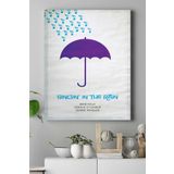 Postermanya (pster17900) Singin In The Rain Film Afişi Kanvas Tablo 5 40 x 60