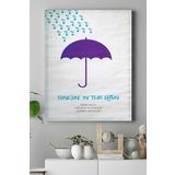 Postermanya (pster17901) Singin In The Rain Film Afişi Kanvas Tablo 5 30 x 40