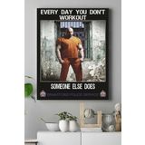 Postermanya (pster17929) Someone Else Does Vücut Geliştirme Body Building Fitness Kanvas Tablo 40 x 60