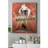 Postermanya (pster18046) Sunset Boulevard Film Afişi Kanvas Tablo 3 30 x 40