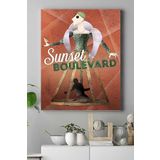 Postermanya (pster18047) Sunset Boulevard Film Afişi Kanvas Tablo 3 21 x 30