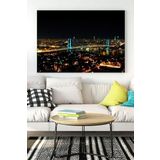 Postermanya (pster18165) Istanbul Boğazı Manzara Kanvas Tablo 3 40 x 60