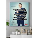 Postermanya (pster18302) Last Week Tonight With John Oliverdizi Afişi Kanvas Tablo 50 x 70