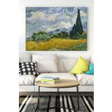 Postermanya (pster18369) Van Gogh - Cypresses Sanatsal Kanvas Tablo 50 x 70
