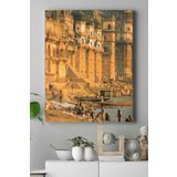 Postermanya (pster18374) Varanasi Kutsal Mekan Kanvas Tablo 21 x 30