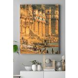 Postermanya (pster18377) Varanasi Kutsal Mekan Kanvas Tablo 30 x 40