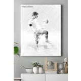 Postermanya (pster18441) White Team Futbol Kanvas Tablo 21 x 30