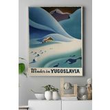 Postermanya (pster18566) Yugoslavya Vintage Kanvas Tablo 30 x 40