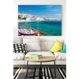 Postermanya (pster18578) Yunan Adaları Manzara Kanvas Tablo 2 50 x 70
