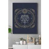 Postermanya (pster18652) Aslan Burcu Tasarım Kanvas Tablo 50 x 70