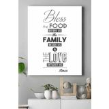 Postermanya (pster18804) Family Beside Us Mutfak Kanvas Tablo 40 x 60