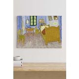 Postermanya (pster18834) Arlesteki Yatak Odası - Van Gogh Sanatsal Kanvas Tablo 50 x 70