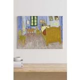 Postermanya (pster18835) Arlesteki Yatak Odası - Van Gogh Sanatsal Kanvas Tablo 30 x 40