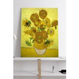 Postermanya (pster18842) Ayçiçekleri - Sunflowers - Van Gogh Sanatsal Kanvas Tablo 50 x 70