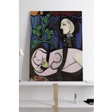 Postermanya (pster18861) Yeşil Yapraklar - Pablo Picasso Sanatsal Kanvas Tablo 30 x 40