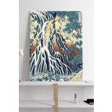 Postermanya (pster18926) Kirifuri Waterfall -katsushika Hokusai Sanatsal Kanvas Tablo 30 x 40