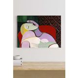 Postermanya (pster19012) The Dream - Rüya Pablo Picasso Sanatsal Kanvas Tablo 21 x 30