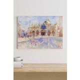 Postermanya (pster19045) The Piazza San Marco - Auguste Renoir Sanatsal Kanvas Tablo 30 x 40
