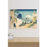 Postermanya (pster19074) The Suspension- Katsushika Hokusai Sanatsal Kanvas Tablo 30 x 40