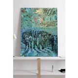 Postermanya (pster19086) Tutuklular Çemberi - Van Gogh Sanatsal Kanvas Tablo 50 x 70