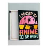 Postermanya (pster191) Paused My Motto Manga Anime Kanvas Tablo 40 x 60