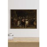 Postermanya (pster19142) The Night Watch-gece Devriye-rembrandt Sanatsal Kanvas Tablo 50 x 70