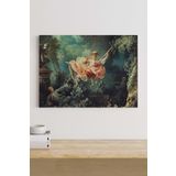 Postermanya (pster19152) The Swing - Jean Honore Fragonard Sanatsal Kanvas Tablo 40 x 60