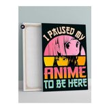 Postermanya (pster193) Paused My Motto Manga Anime Kanvas Tablo 50 x 70
