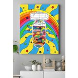 Postermanya (pster20479) Candie Love, Şeker Psychedelic Indie Tarzı Kanvas Tablo 30 x 40