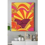 Postermanya (pster20491) Starry Cloud, Yıldız Psychedelic Indie Tarzı Kanvas Tablo 40 x 60