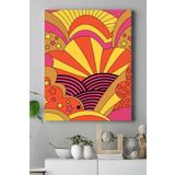 Postermanya (pster20492) Starry Cloud, Yıldız Psychedelic Indie Tarzı Kanvas Tablo 30 x 40