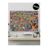Postermanya (pster20631) Reddit R Place 2023 Poster, Afiş, R/Place 2023 Son Hali, Dekoratif Duvar Posteri 70 x 100