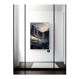 Postermanya (pster20841) Soğuk Nordik Şelalesi Iskandinav Tarzı Kanvas Tablo 40 x 60